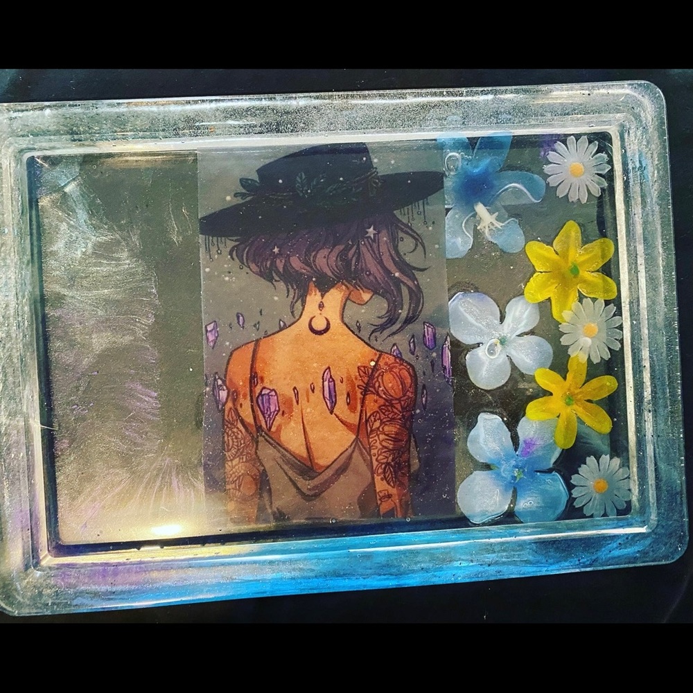 Handmade tray, ash tray and keychain
